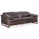 Jericho Dark Brown 89" Power Reclining Sofa with USB Charging