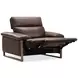 Jericho Dark Brown Power Recliner with USB Charging