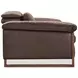 Jericho Dark Brown Power Recliner with USB Charging