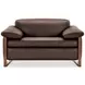 Jericho Dark Brown Power Recliner with USB Charging
