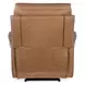 Celeste Sahara Sandalwood Leather Zero Gravity Power Recliner With Power Headrest
