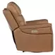Celeste Sahara Sandalwood Leather Zero Gravity Power Recliner With Power Headrest