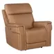 Celeste Sahara Sandalwood Leather Zero Gravity Power Reclining Living Room Set With Power Headrest