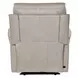 Celeste Sahara Ash Leather Zero Gravity Power Recliner With Power Headrest