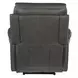 Celeste Sahara Dorian Gray Leather Zero Gravity Power Recliner With Power Headrest