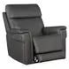 Celeste Sahara Dorian Gray Leather Zero Gravity Power Reclining Living Room Set With Power Headrest