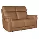Celeste Sahara Sandalwood Leather Zero Gravity Power Reclining Living Room Set With Power Headrest