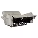 Celeste Sahara Ash Leather Zero Gravity Power Reclining 66" Loveseat With Power Headrest