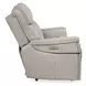 Celeste Sahara Ash Leather Zero Gravity Power Reclining 66" Loveseat With Power Headrest