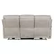 Celeste Sahara Ash Leather Zero Gravity 90" Power Reclining Sofa With Power Headrest
