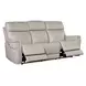 Celeste Sahara Ash Leather Zero Gravity 90" Power Reclining Sofa With Power Headrest