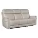 Celeste Sahara Ash Leather Zero Gravity 90" Power Reclining Sofa With Power Headrest