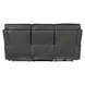 Celeste Sahara Dorian Gray Leather Zero Gravity 90" Power Reclining Sofa With Power Headrest