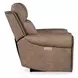 Duncan Light Brown Leather Power Recliner with Power Headrest And Lumbar