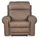 Duncan Light Brown Leather Power Recliner with Power Headrest And Lumbar