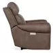 Duncan Dark Brown Leather Power Recliner with Power Headrest And Lumbar