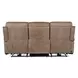 Duncan Light Brown Leather 91" Power Reclining Sofa with Power Headrest And Lumbar