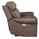 Duncan Dark Brown Leather 91" Power Reclining Sofa with Power Headrest And Lumbar