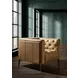 Nicolla Texas Stone Leather Stationary Chair