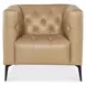 Nicolla Texas Stone Leather Stationary Chair