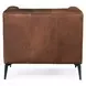 Nicolla Saddlebag Lodge Leather Stationary Chair