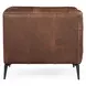 Nicolla Saddlebag Lodge Leather Stationary Chair