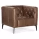 Nicolla Saddlebag Lodge Leather Stationary Chair