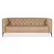 Nicolla Texas Stone Leather Stationary 84" Sofa
