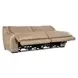 Wayward Latte Leather 92" Power Reclining Sofa with Power Headrest