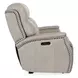 Rhea Sahara Ash Leather Zero Gravity 56" Power Reclining Loveseat With Power Headrest