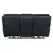 Elspeth Salvo Denim Leather ZeroG 81" Power Reclining Console Sofa With Power Headrest