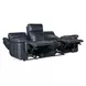 Arthur Cosmos Cobalt Leather Lay Flat 88" Power Reclining Sofa With Power Headrest And Lumbar