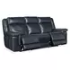 Arthur Cosmos Cobalt Leather Lay Flat Power Reclining Living Room Set With Power Headrest And Lumbar