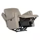 Somers Dark Taupe Power Recliner with Power Headrest