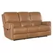 Somers Light Brown 79" Power Reclining Sofa with Power Headrest