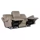 Somers Dark Taupe 79" Power Reclining Sofa with Power Headrest