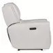 Miles Gray Leather Zero Gravity Power Recliner With Power Headrest