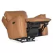 Miles Brown Leather Zero Gravity Power Recliner With Power Headrest