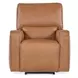 Miles Brown Leather Zero Gravity Power Recliner With Power Headrest