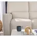 Miles Gray Leather Zero Gravity 84" Power Reclining Sofa With Power Headrest