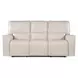 Miles Gray Leather Zero Gravity 84" Power Reclining Sofa With Power Headrest