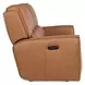 Miles Brown Leather Zero Gravity 84" Power Reclining Sofa With Power Headrest