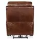 Harlan Brown Leather Zero Gravity Power Recliner With Power Headrest