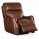 Harlan Brown Leather Zero Gravity Power Recliner With Power Headrest