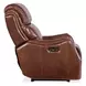 Harlan Brown Leather Zero Gravity Power Recliner With Power Headrest