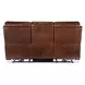 Harlan Brown Leather Zero Gravity 77" Power Reclining Sofa With Power Headrest