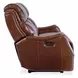 Harlan Brown Leather Zero Gravity 77" Power Reclining Sofa With Power Headrest