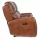 Crosby Brown Leather Zero Gravity 81" Power Reclining Sofa with Power Headrest And Lumbar
