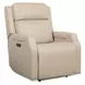 Nelson Salvo Beige Leather Zero Gravity Power Recliner with Power Headrest And Lumbar