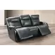 Chesterfield Salvo Denim Leather Zero Gravity Power Sofa with Power Headrest And Lumbar
